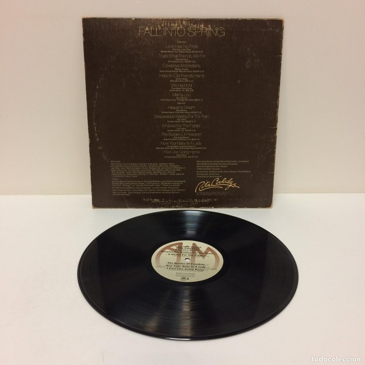 Discos de vinilo: Disco Vinilo: Rita Coolidge - Fall Into Spring - SP-3627 - LP rpm - Foto 3