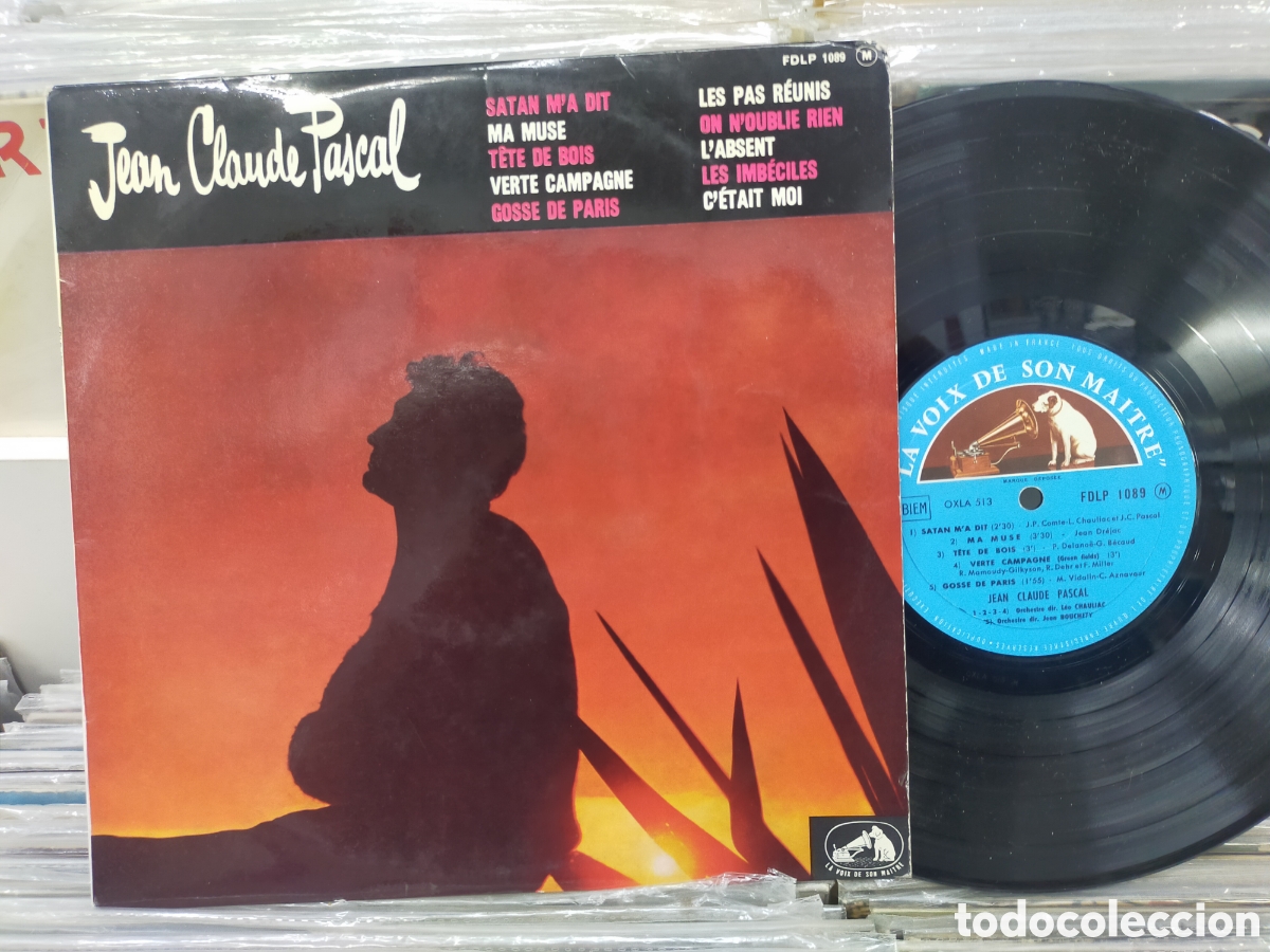 Discos de vinilo: Jean Claude pascal LP 10 francia - Foto 1