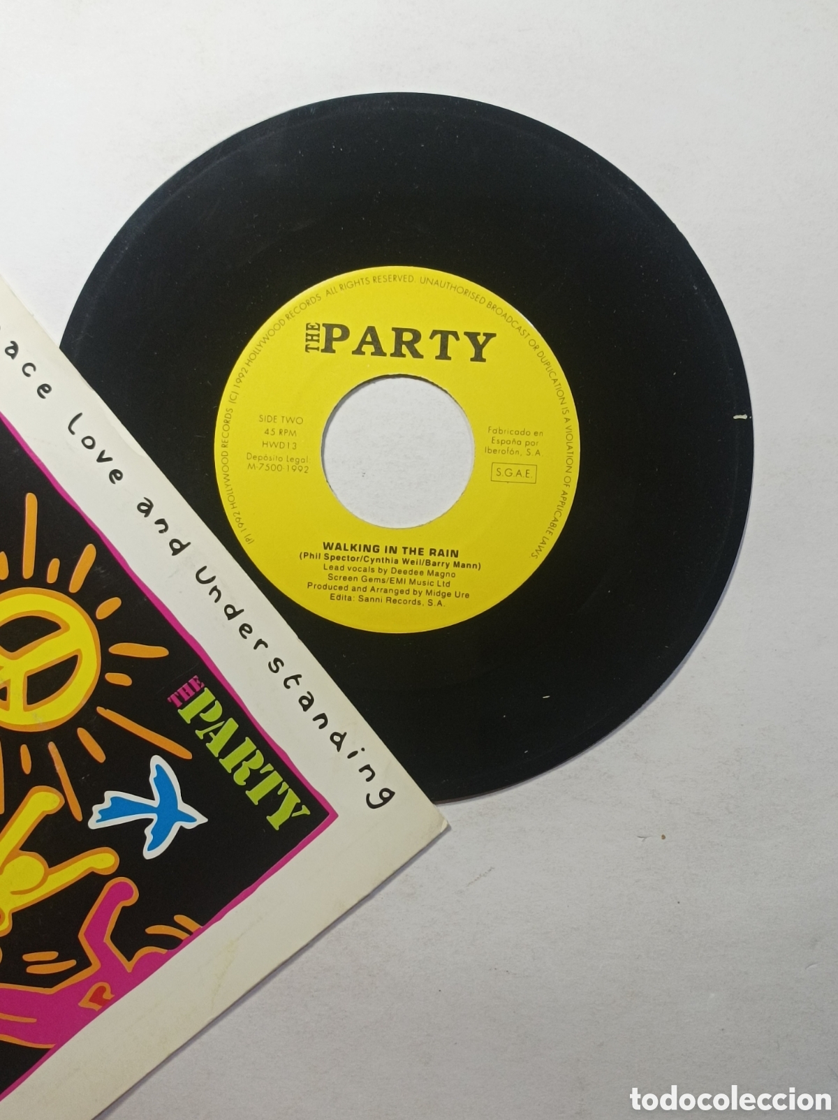 Discos de vinilo: THE PARTY. SANNI. 1992. SINGLE DISCO VINILO. - Foto 3