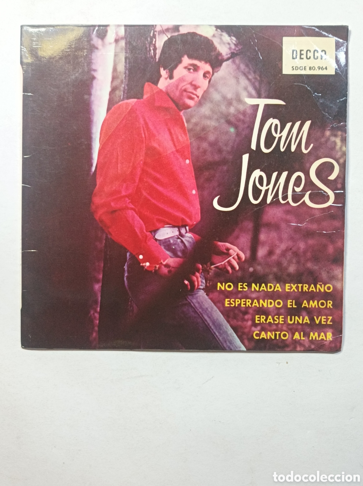 Discos de vinilo: TOM JONES. DECCA DISCOS. SINGLE DISCO VINILO. - Foto 1
