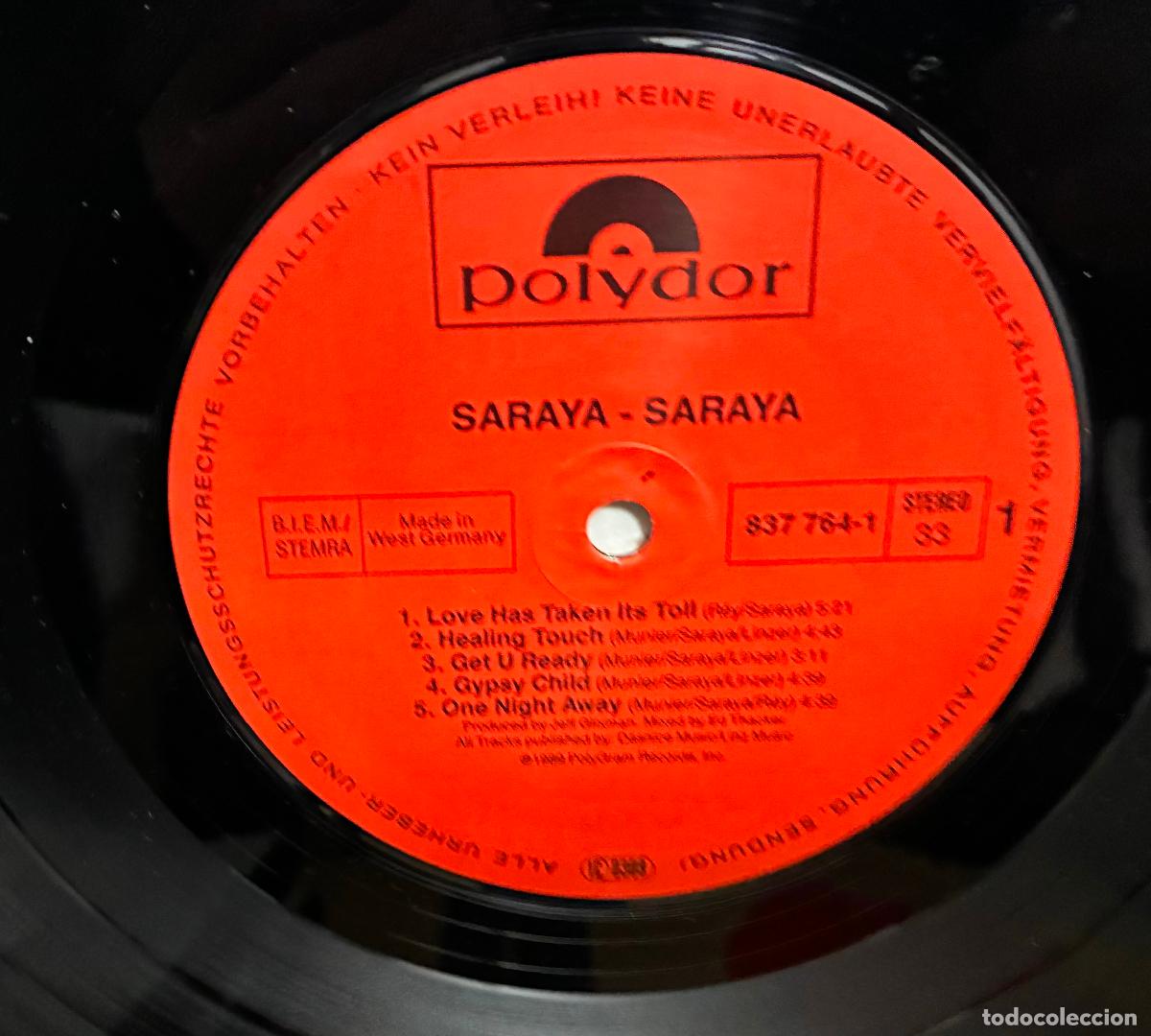 Discos de vinilo: SARAYA LP VERSI&Oacute;N EUROPA - Foto 3