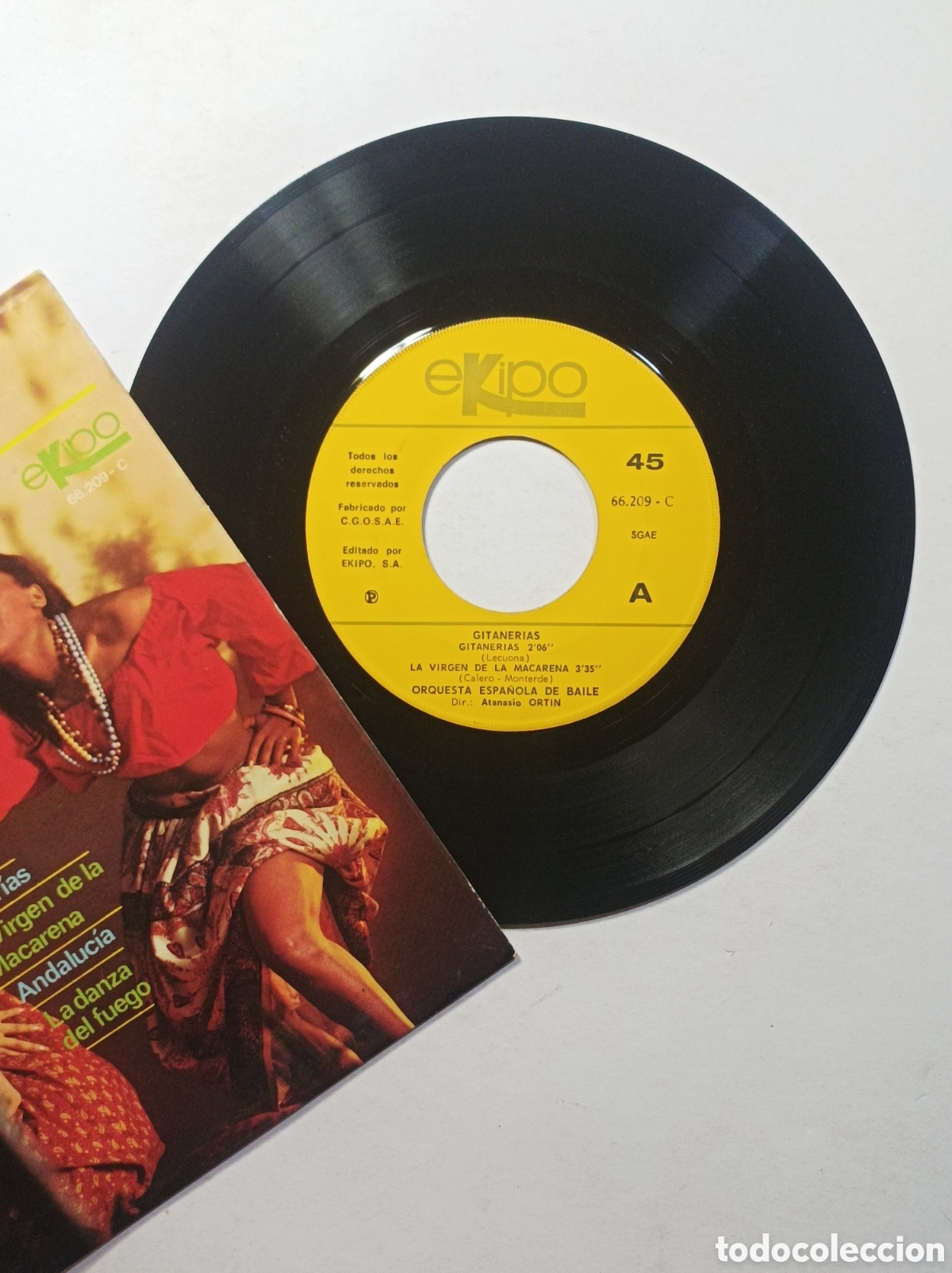 Discos de vinilo: GITANERIAS. EKIPO. SINGLE DISCO VINILO. - Foto 3