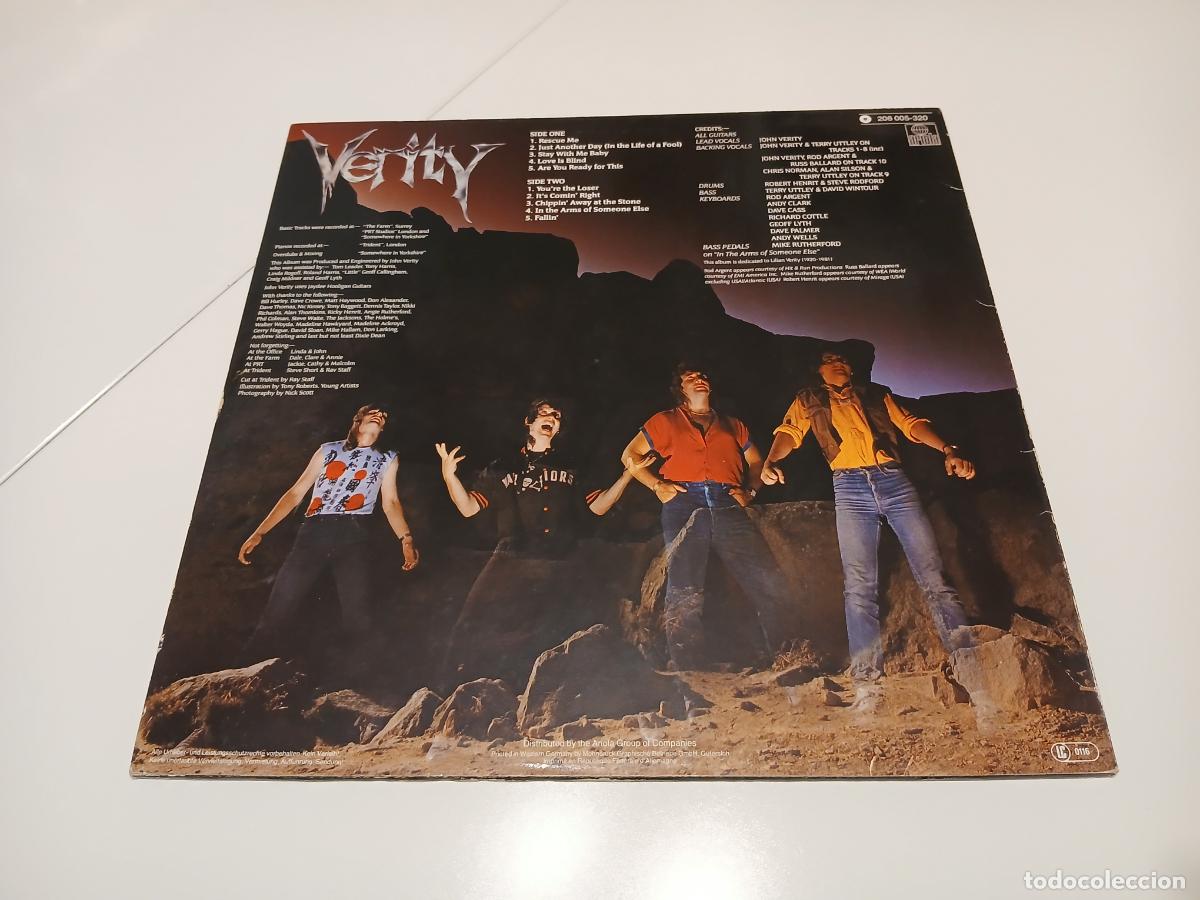 Discos de vinilo: Verity &ndash; Interrupted Journey- (1984) LP disco vinilo - Foto 7
