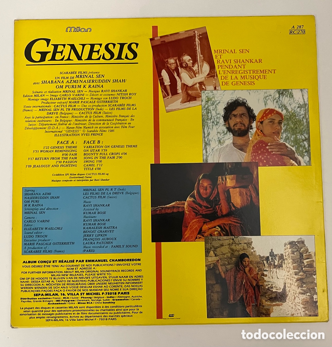 Discos de vinilo: Vinilo LP Ravi Shankar Genesis - Foto 2