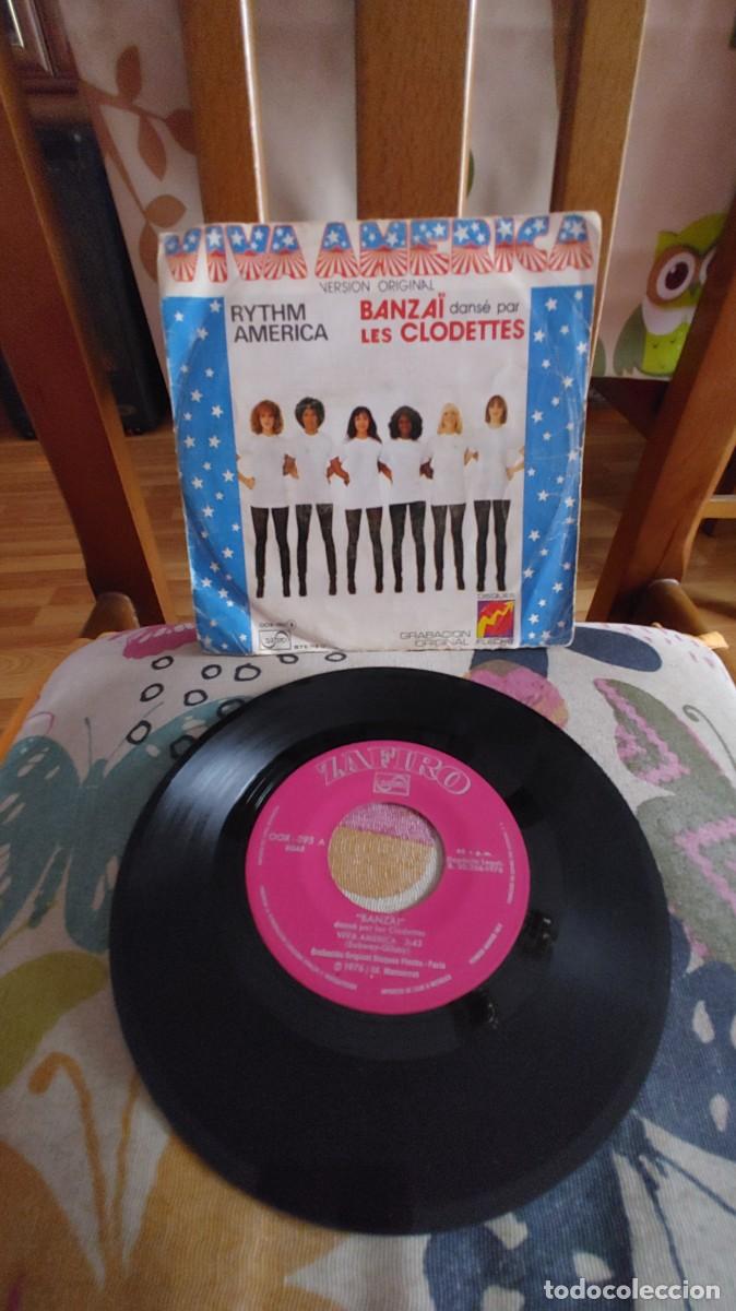 Discos de vinilo: BANZAI-SINGLE RYTHM AMERICA - Foto 1