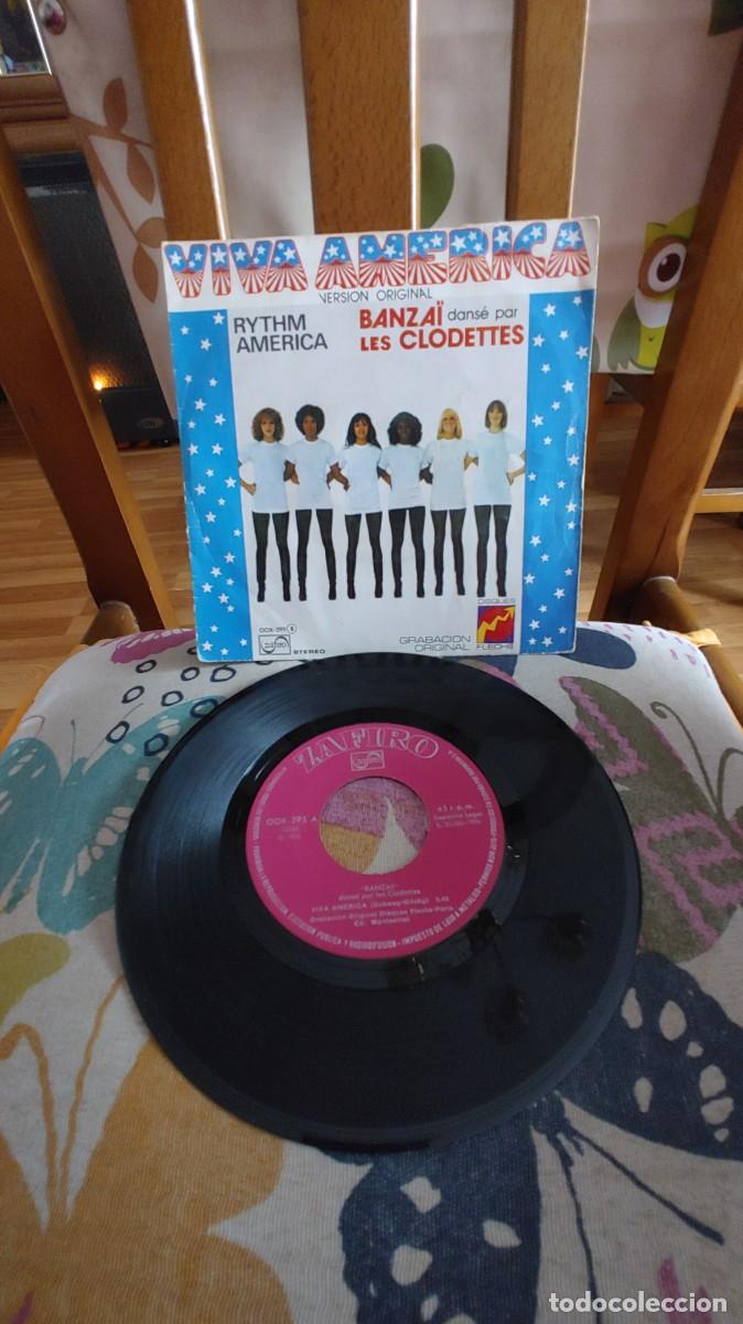 Discos de vinilo: BANZAI-SINGLE RYTHM AMERICA - Foto 1