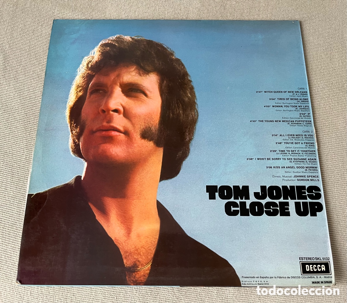 Discos de vinilo: Vinilo Tom Jones - Close Up - Foto 2