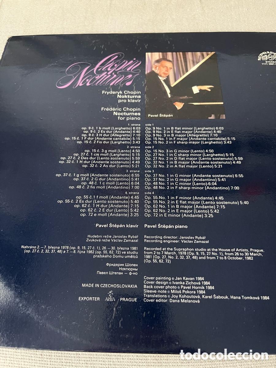 Discos de vinilo: Vinilo 2LPs Chopin Nocturnos - Foto 4