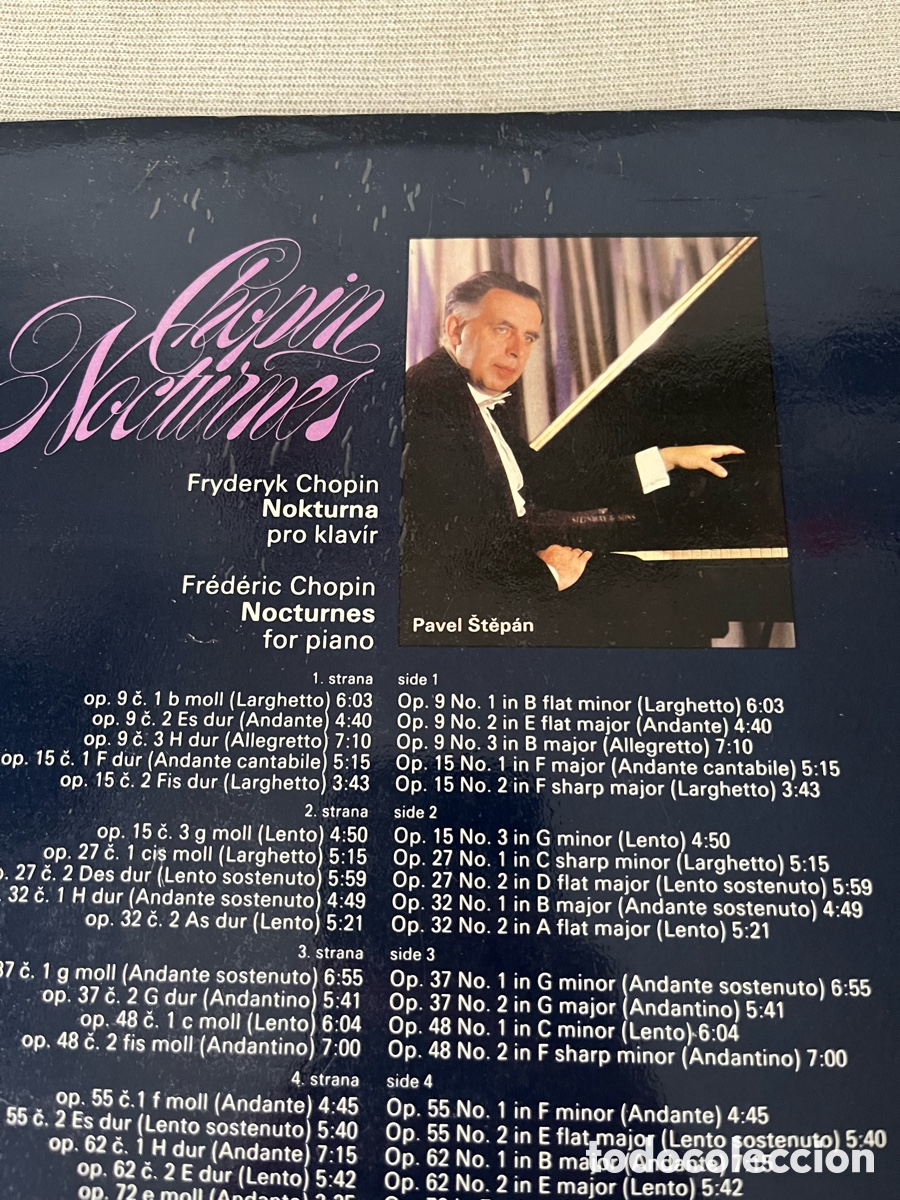 Discos de vinilo: Vinilo 2LPs Chopin Nocturnos - Foto 5