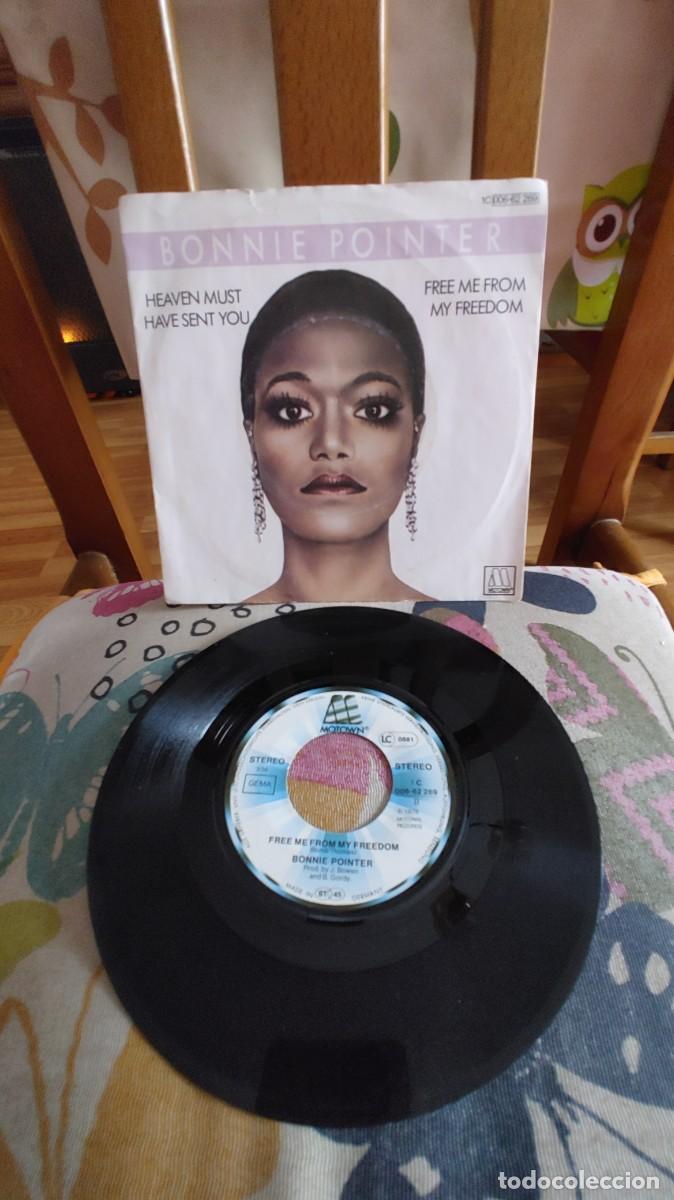 Discos de vinilo: BONNIE POINTER-SINGLE HEAVEN MUST HEAVEN SENT YOU - Foto 1