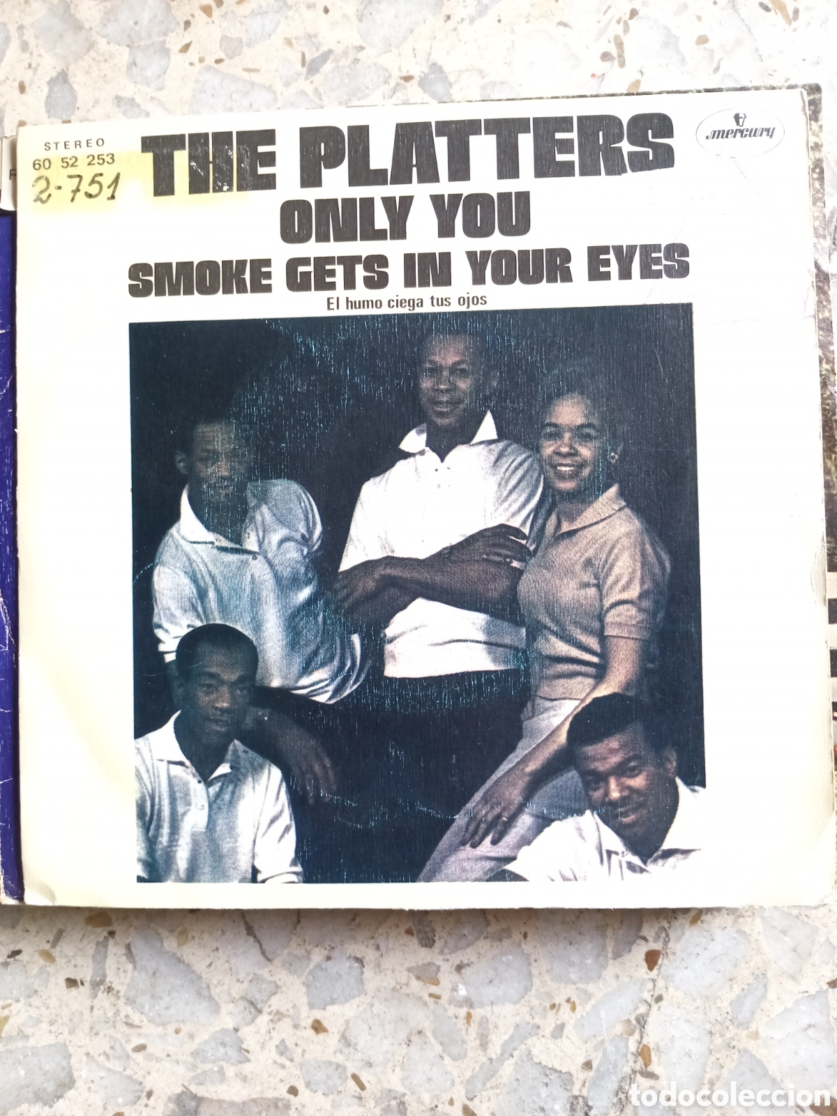 Discos de vinilo: SGL THE PLATTERS ONLY YOU 1973 - Foto 1