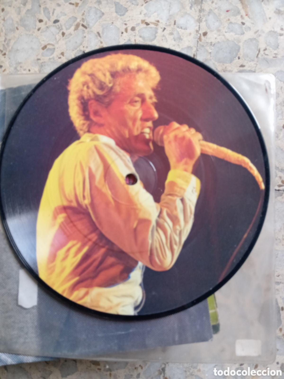 Discos de vinilo: SGL PICTURE DISC ROGER DALTREY INTERVIEW INGLATERRA - Foto 2