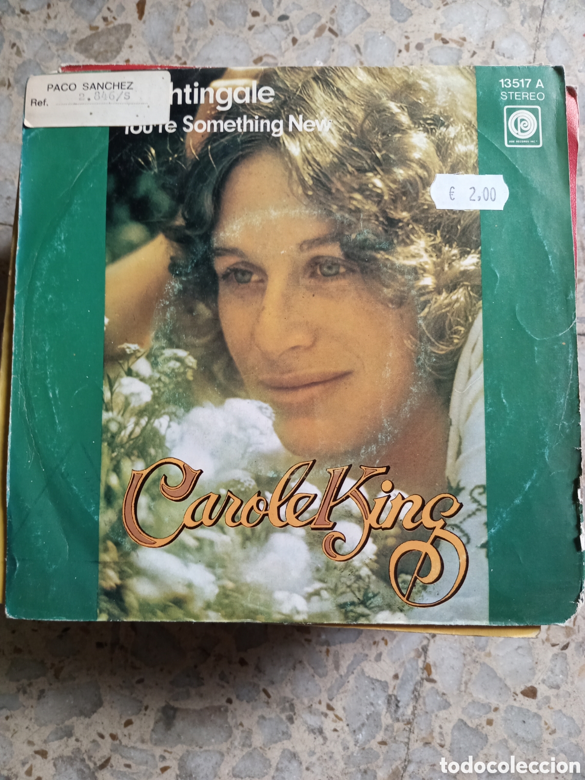 Discos de vinilo: SGL CAROL KING NIGHTINGALE 1974 - Foto 1