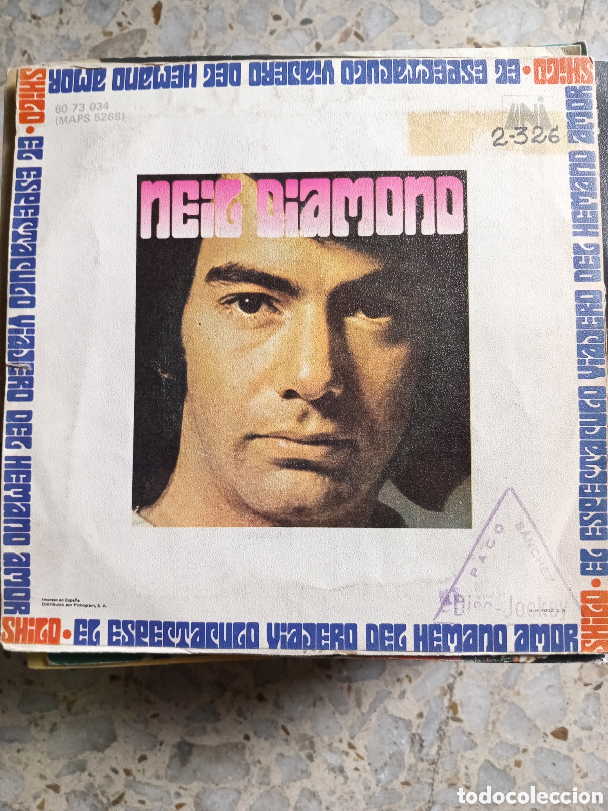 Discos de vinilo: SGL NEIL DIAMOND SHILO 1971 - Foto 2