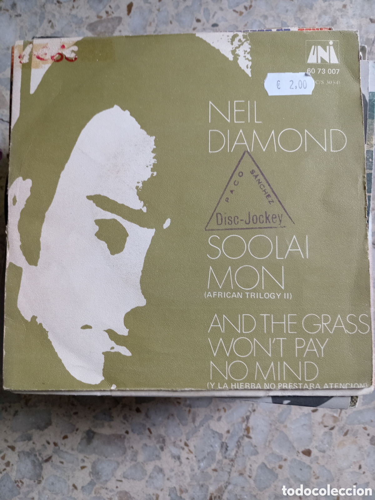 Discos de vinilo: SGL NEIL DIAMOND SOOLAI MON 1970 - Foto 1