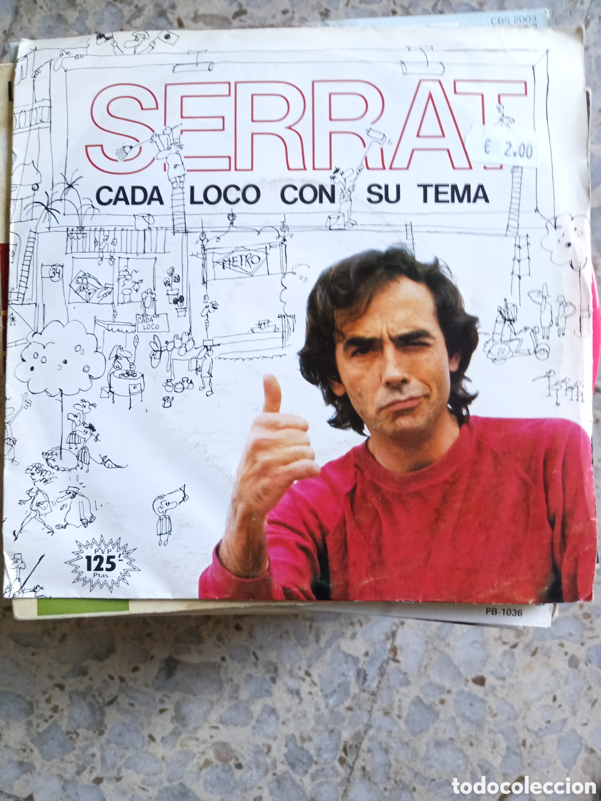 Discos de vinilo: SGL SERRAT CADA LOCO CON SU TEMA 1983 - Foto 1