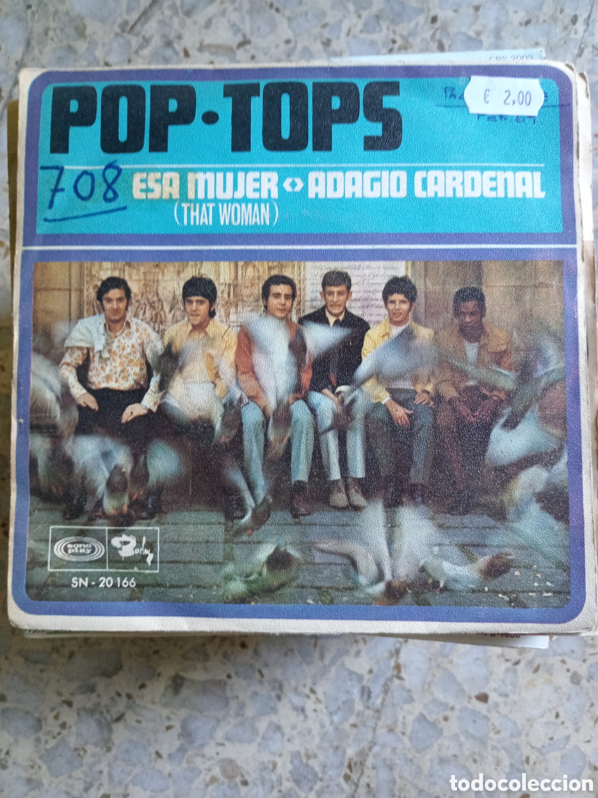 Discos de vinilo: SGL POP TOPS ESA MUJER 1968 - Foto 1