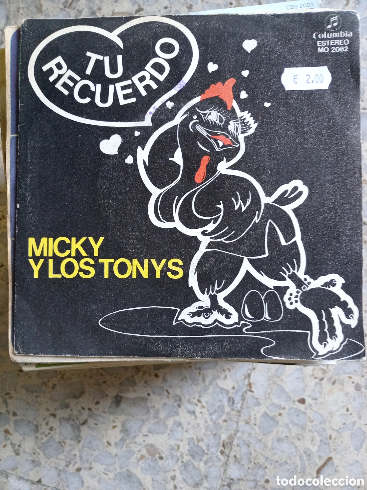 Discos de vinilo: SGL MICKY Y LOS TONYS TU RECUERDO 1981 PROMO - Foto 1