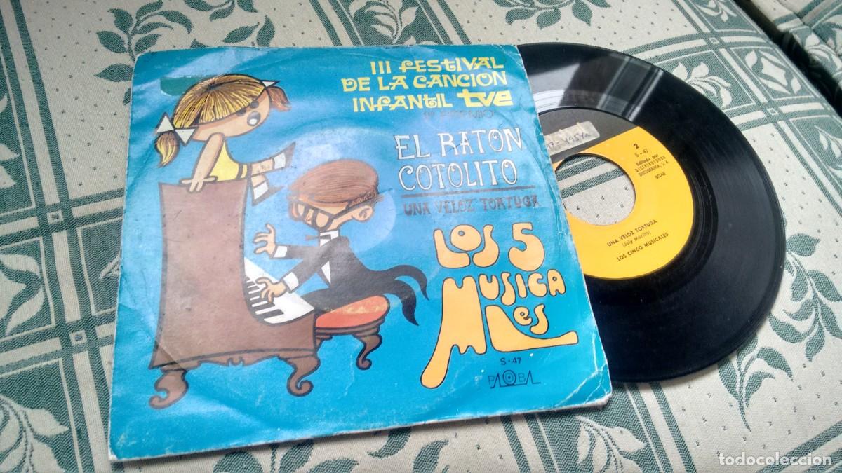 Discos de vinilo: Single ( vinilo) de LOS CINCO MUSICALES a&ntilde;o 1.970 - Foto 1