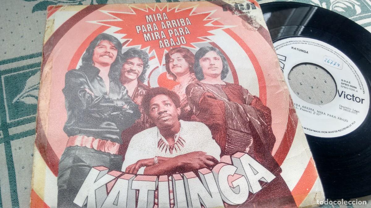 Discos de vinilo: Single ( vinilo) -promoci&oacute;n-de KATUNGA a&ntilde;o 1.975
