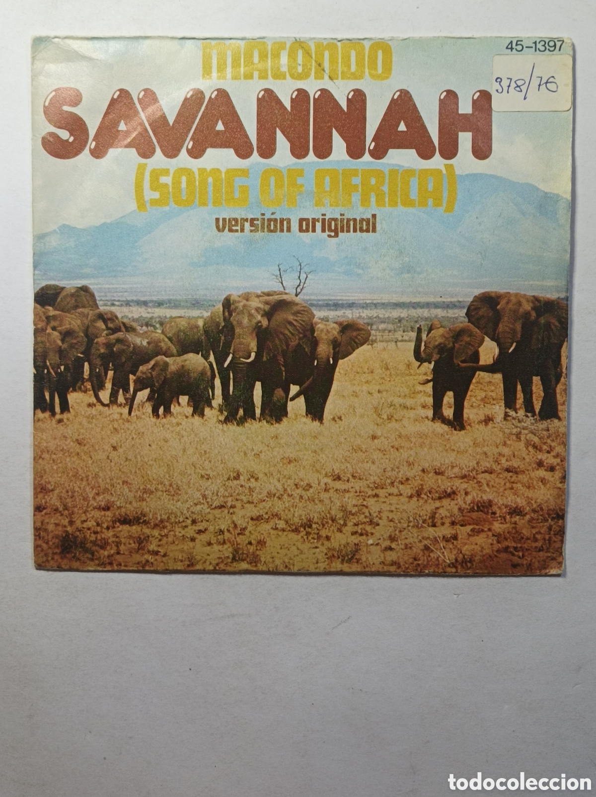 Discos de vinilo: MACONDO. SAVANNAH. ATLANTIC. 1976. SINGLE DISCO VINILO. - Foto 1
