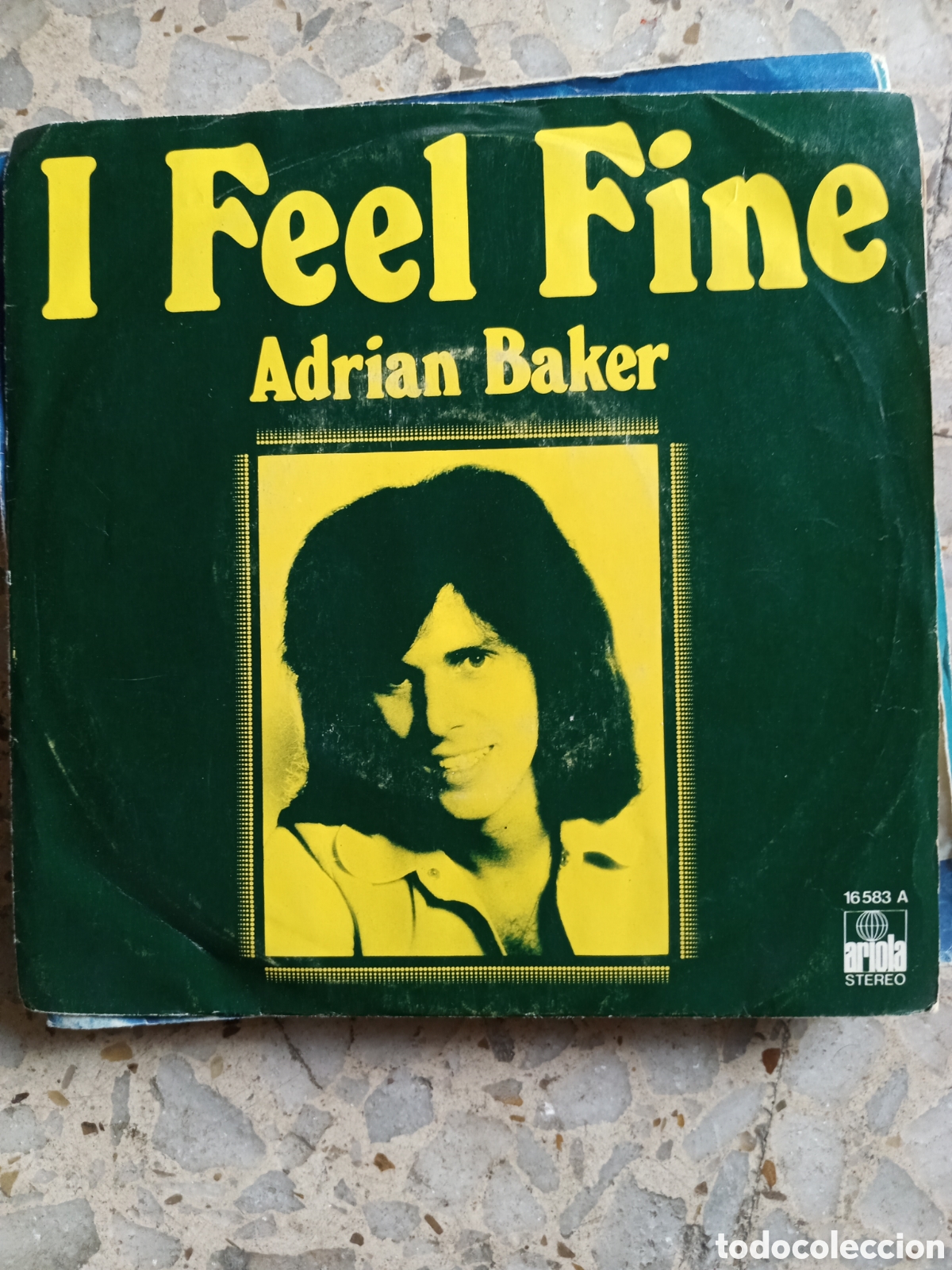Discos de vinilo: SGL ADRIAN BAKER I FEEL FINE 1975 - Foto 1