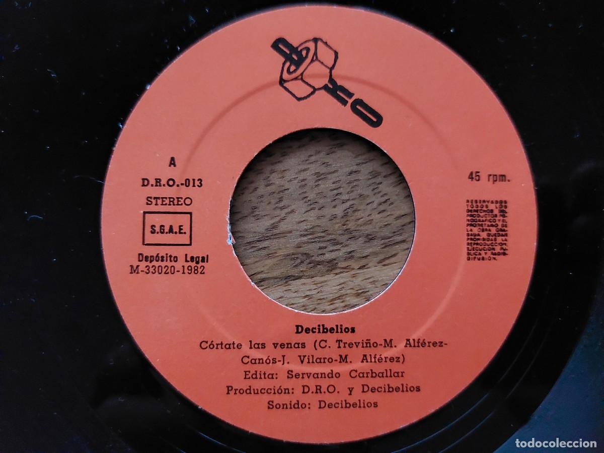 Discos de vinilo: DECIBELIOS - 45 Spain - MINT * PALETAS PUTREFACTOS * PUTREFACTOS / CORTATE LAS VENAS - Foto 3