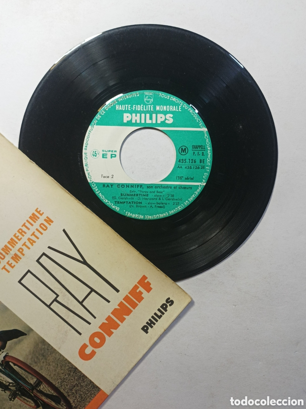 Discos de vinilo: RAY CONNIFF. SUMMERTIME TEMPTATION. PHILIPS. SINGLE DISCO VINILO. - Foto 3