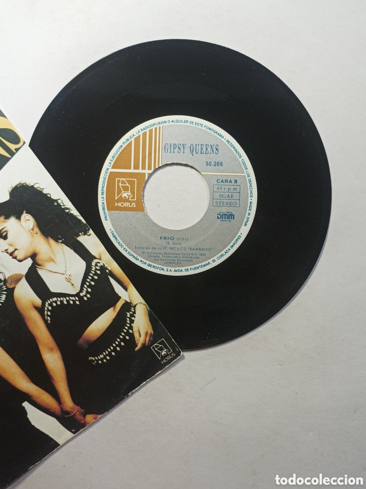 Discos de vinilo: GIPSY QUEENS. KAI, KAI. HORUS. SINGLE DISCO VINILO. - Foto 3