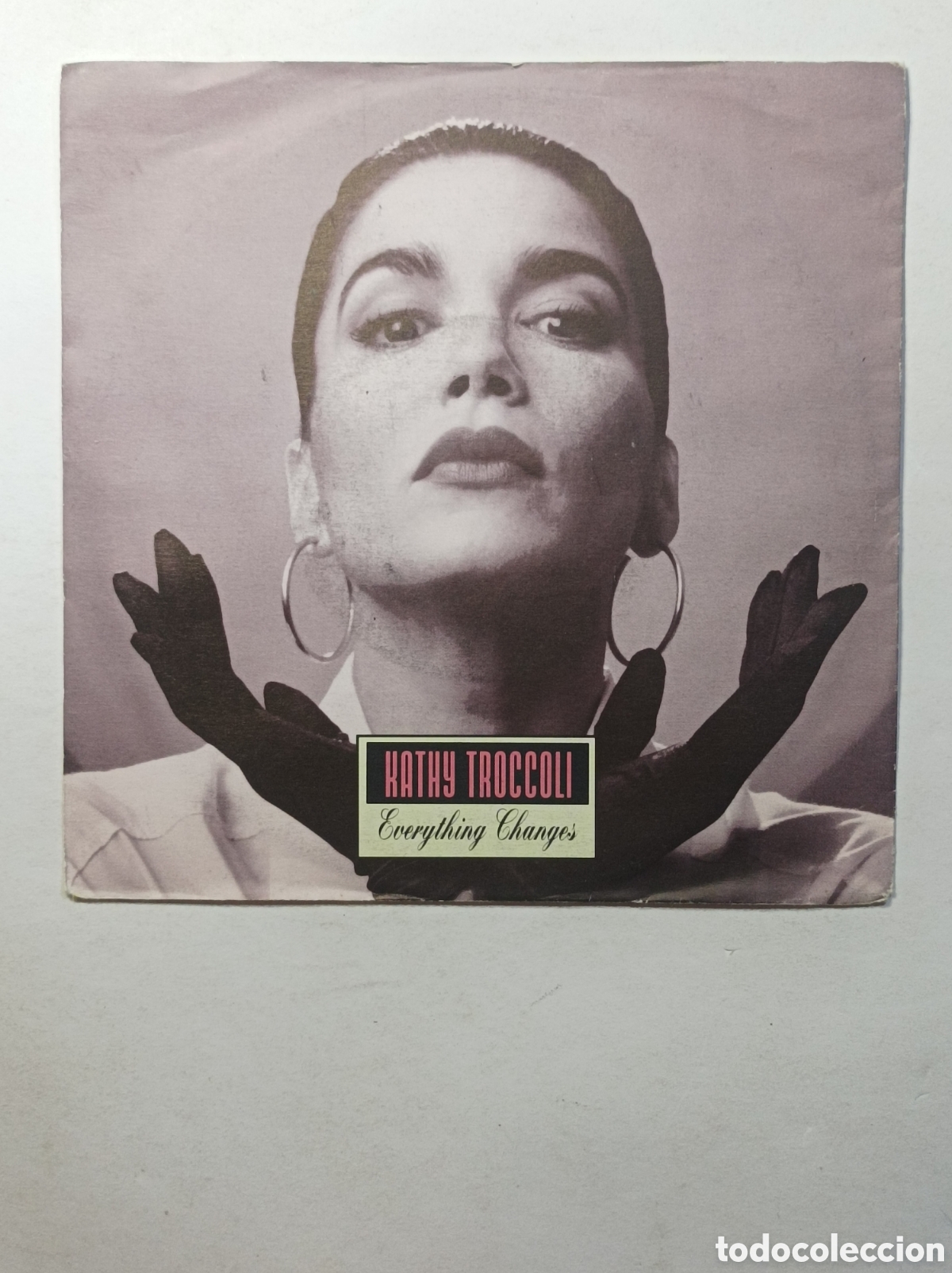 Discos de vinilo: KATHY TROCCOLY. EVERYTHING CHANGES. SINGLE DISCO VINILO. - Foto 1