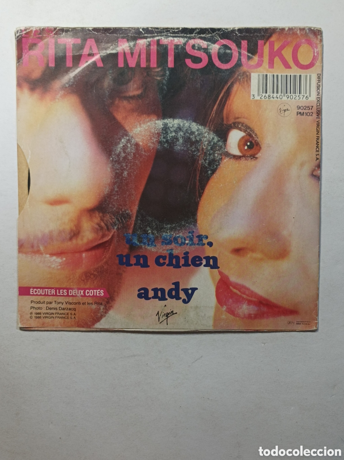 Discos de vinilo: RITA MITSUOKO. VIRGIN. SINGLE DISCO VINILO. - Foto 2