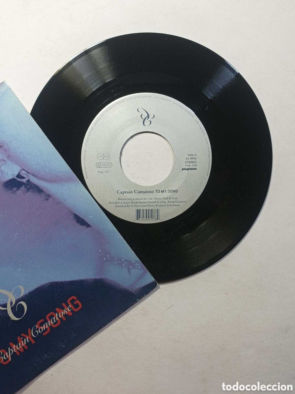 Discos de vinilo: CAPTAIN COMATOSE. PLAYHOUSE. SINGLE DISCO VINILO. - Foto 3