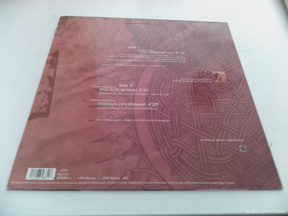Discos de vinilo: Khaled-didi, wajabek.maxi - Foto 2
