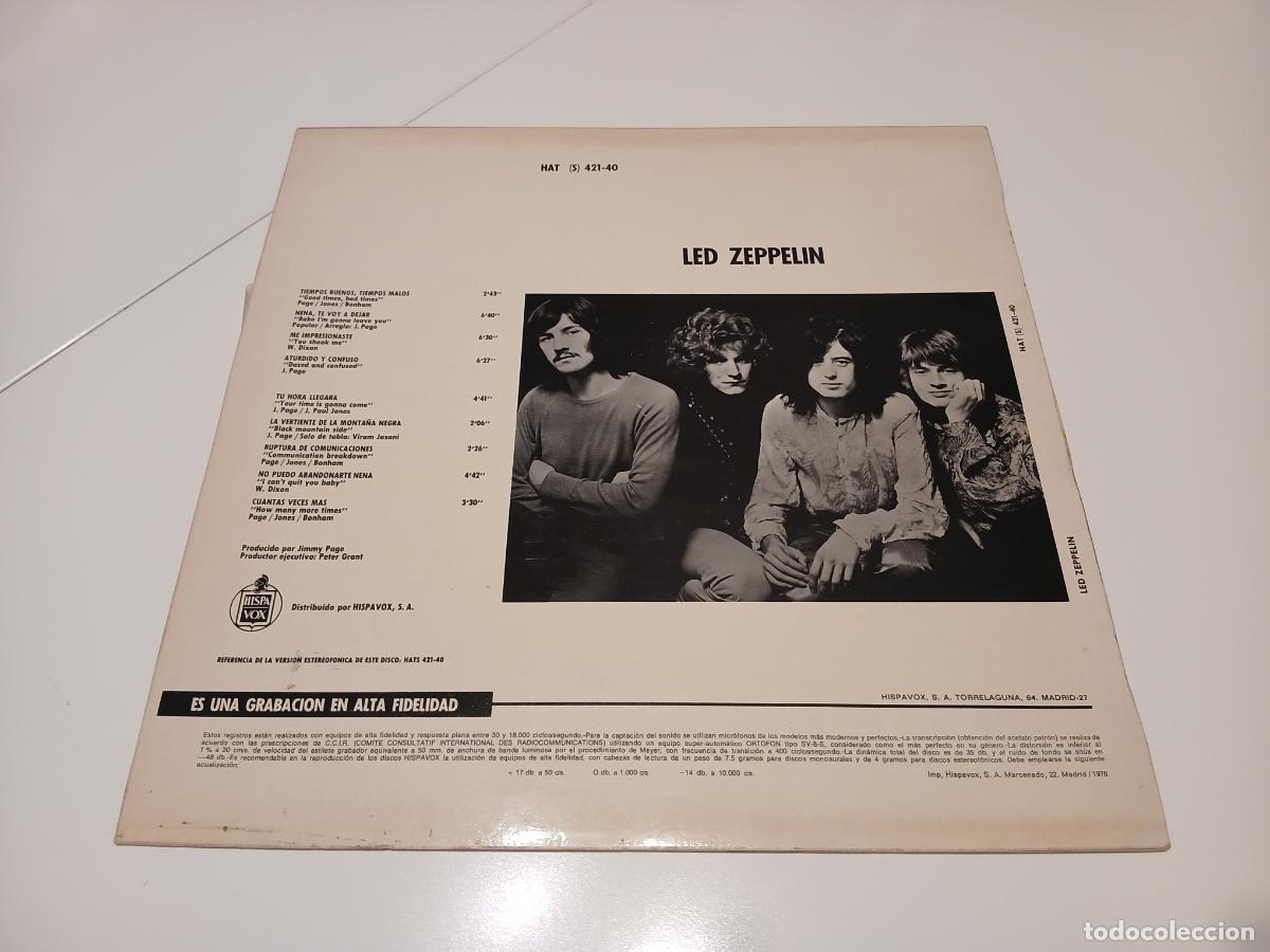 Discos de vinilo: Led Zeppelin &lrm;&ndash; Led Zeppelin- (1976) LP disco vinilo - Foto 7