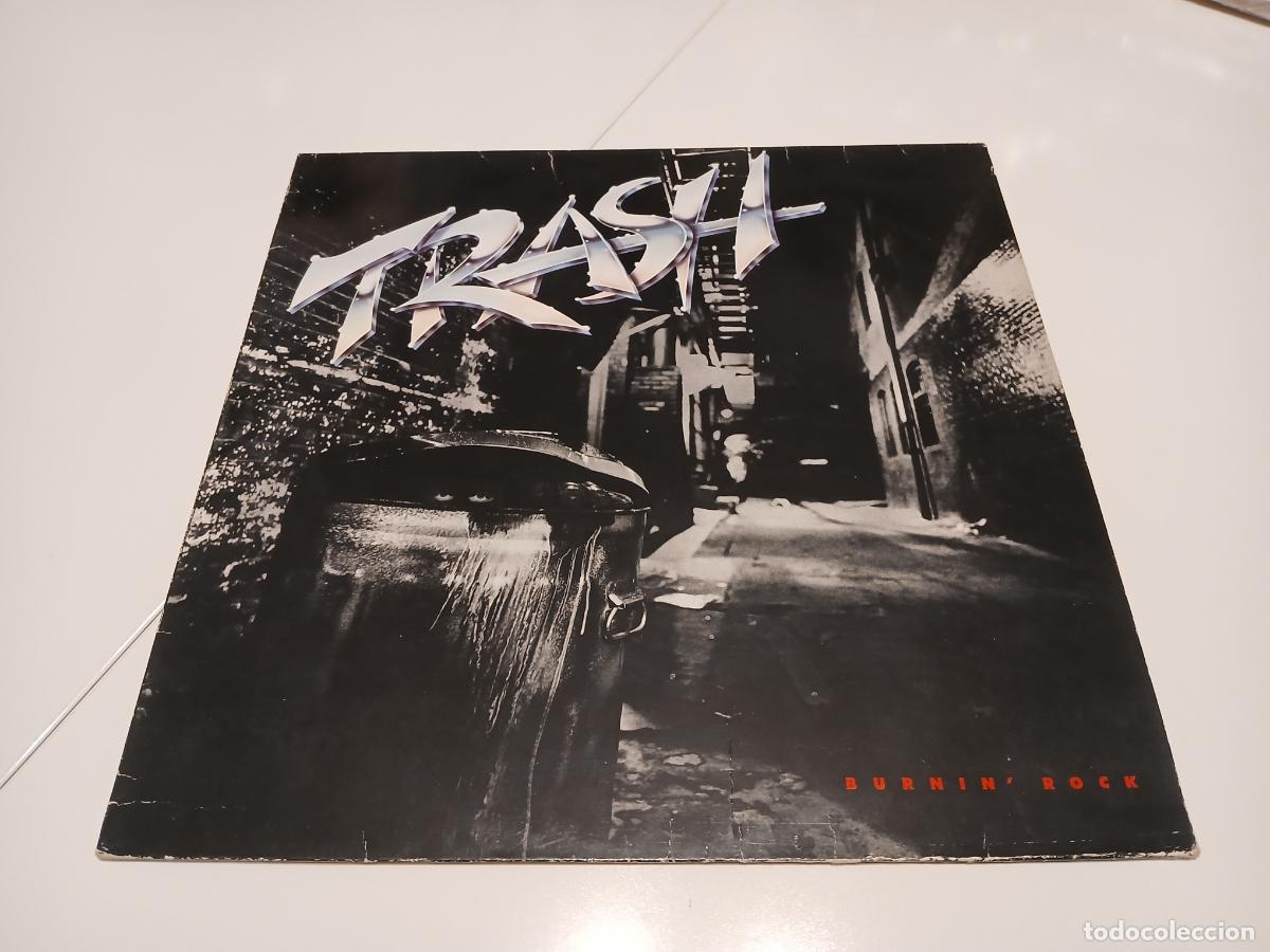 Discos de vinilo: Trash &ndash; Burnin Rock- (1985) LP disco vinilo - Foto 1