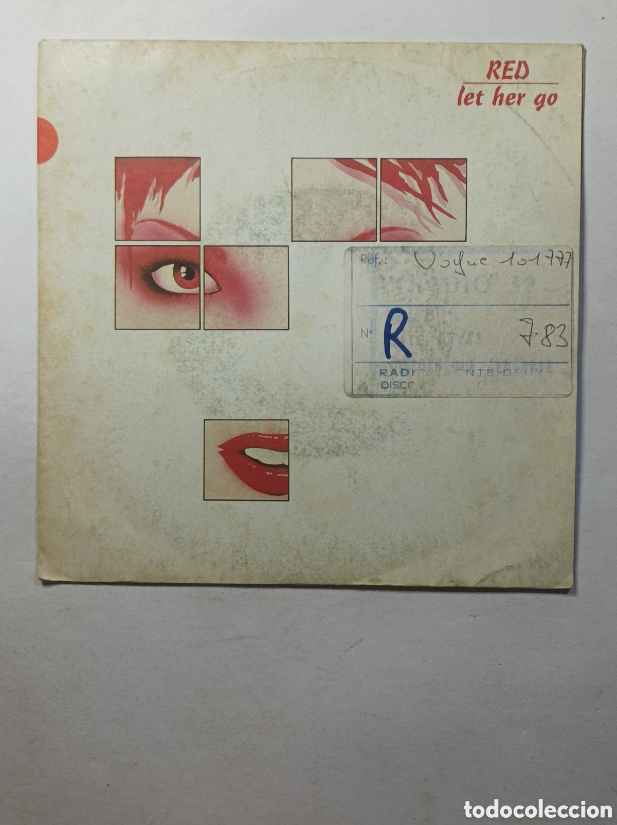 Discos de vinilo: RED. LET HER GO. RGM. 1983. SINGLE DISCO VINILO. - Foto 1