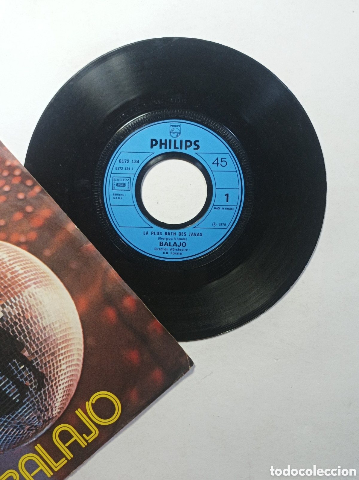 Discos de vinilo: BALAJO. PHILIPS. 1978. SINGLE DISCO VINILO. - Foto 3
