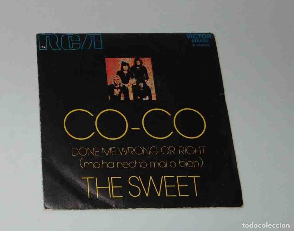 Discos de vinilo: THE SWEET - CO-CO - SINGLE 1971 - Foto 1