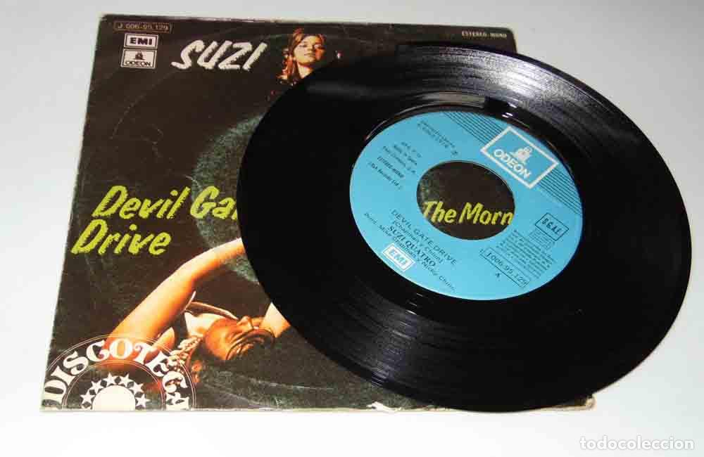 Discos de vinilo: Suzi Quatro &ndash; Devil Gate Drive - SINGLE 1974 - Foto 4