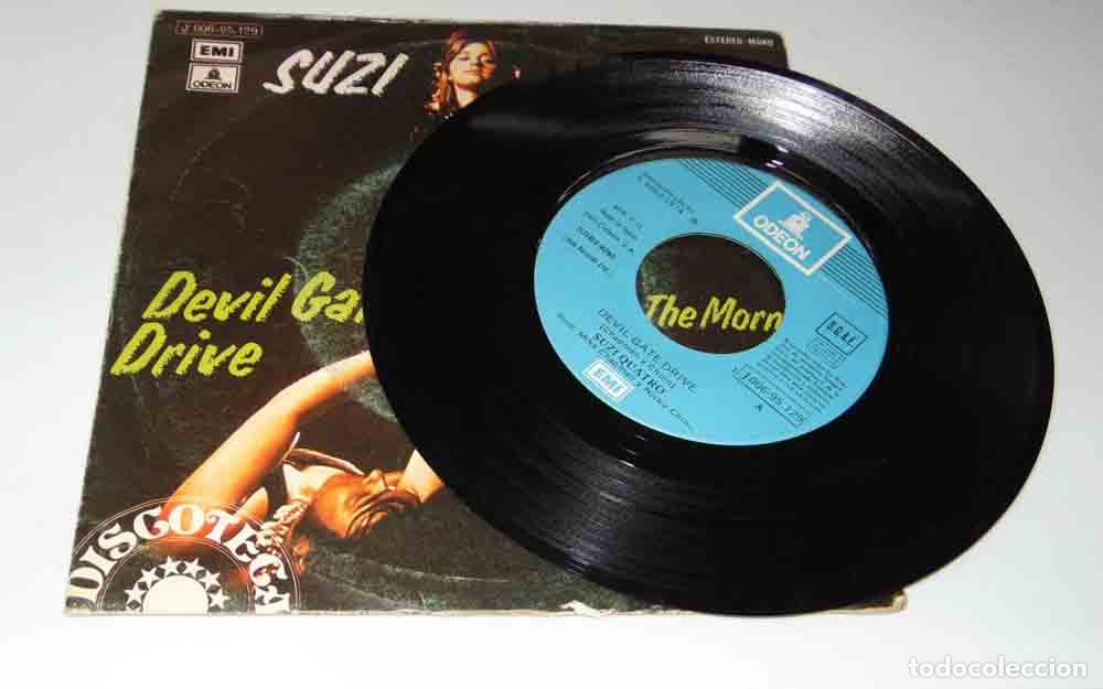 Discos de vinilo: Suzi Quatro &ndash; Devil Gate Drive - SINGLE 1974 - Foto 6