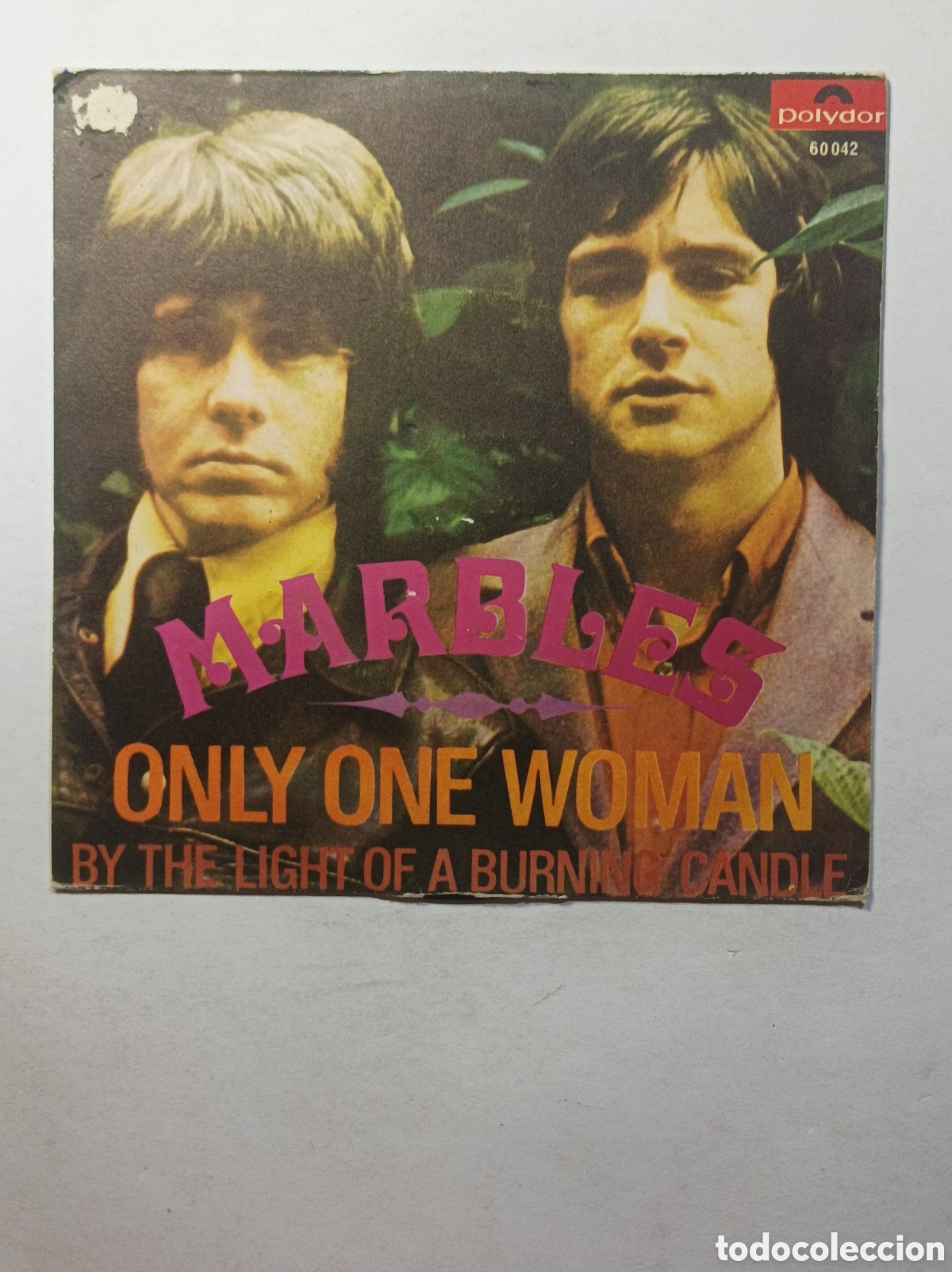 Discos de vinilo: MARBLES. ONLY ONE WONAN. POLYDOR. SINGLE DISCO VINILO. - Foto 2