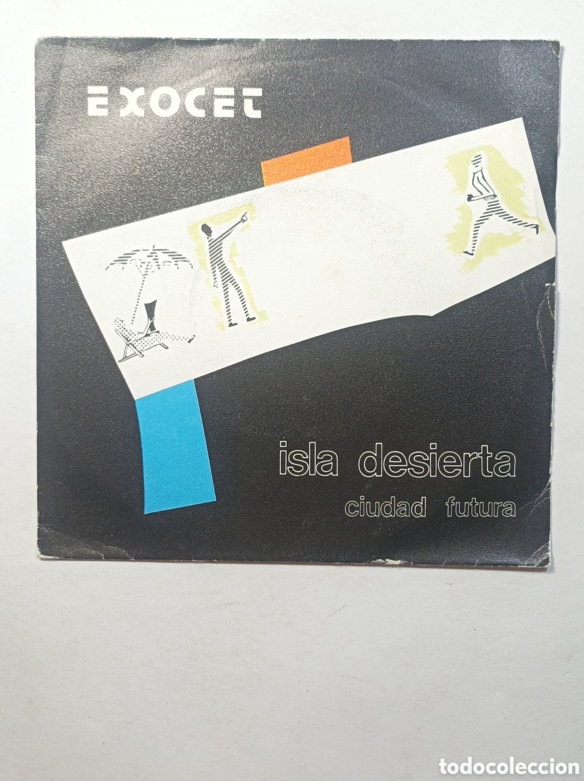Discos de vinilo: EXOCET. ISLA DESIERTA. 1984. SINGLE DISCO VINILO. - Foto 1
