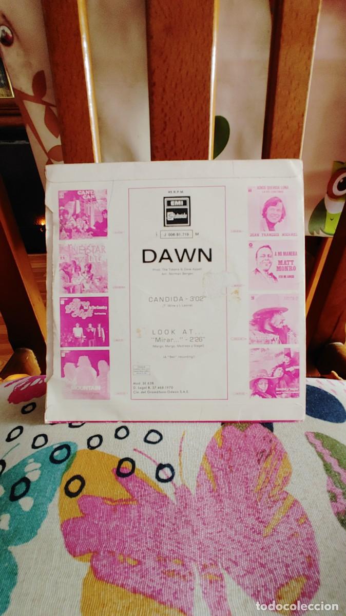 Discos de vinilo: DAWN-SINGLE CANDIDA-1970 EDICION ESPA&Ntilde;OLA - Foto 2