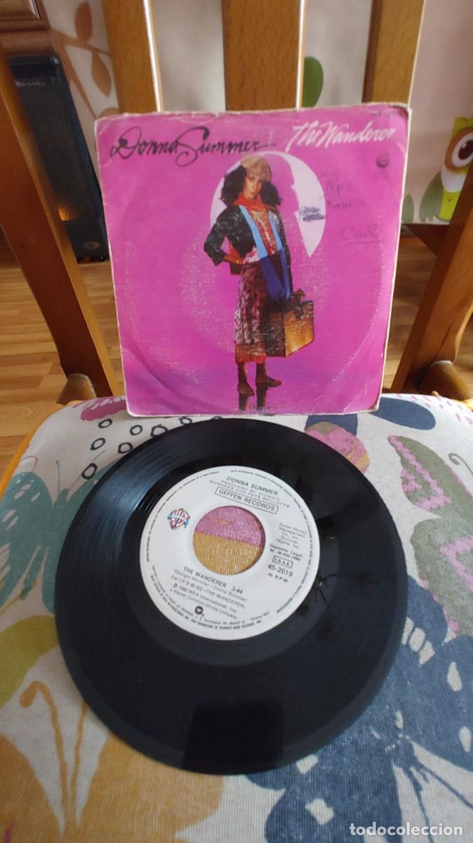 Discos de vinilo: DONNA SUMMER-SINGLE THE WANDERER - Foto 1