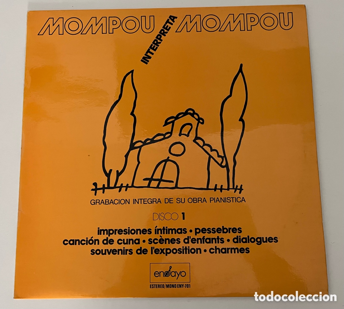 Discos de vinilo: Vinilo Mompou interpreta a Mompou - Foto 1
