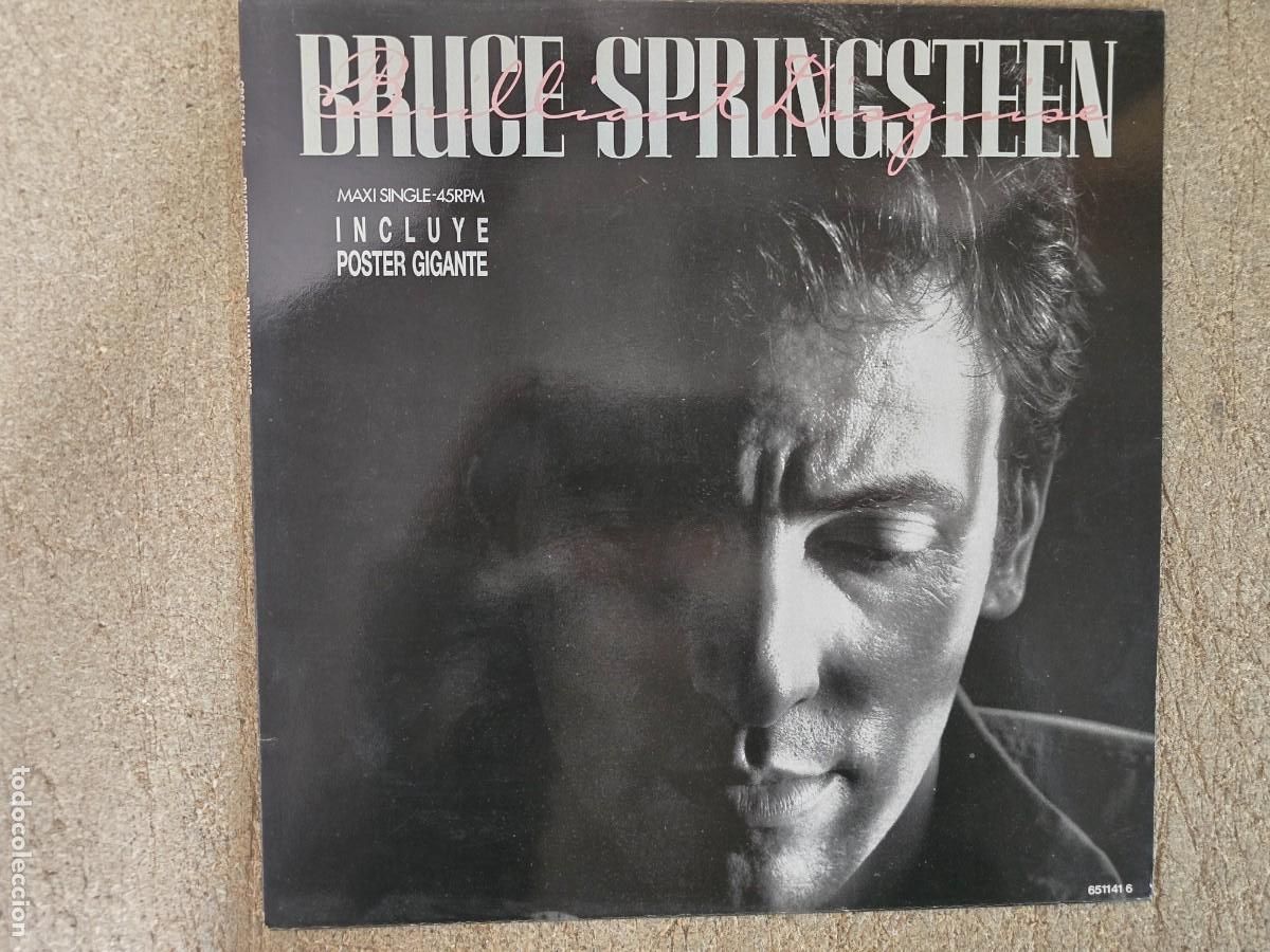 Discos de vinilo: Disco Maxi Single.Bruce Springsteen.sin poster.a&ntilde;o 1987 - Foto 1