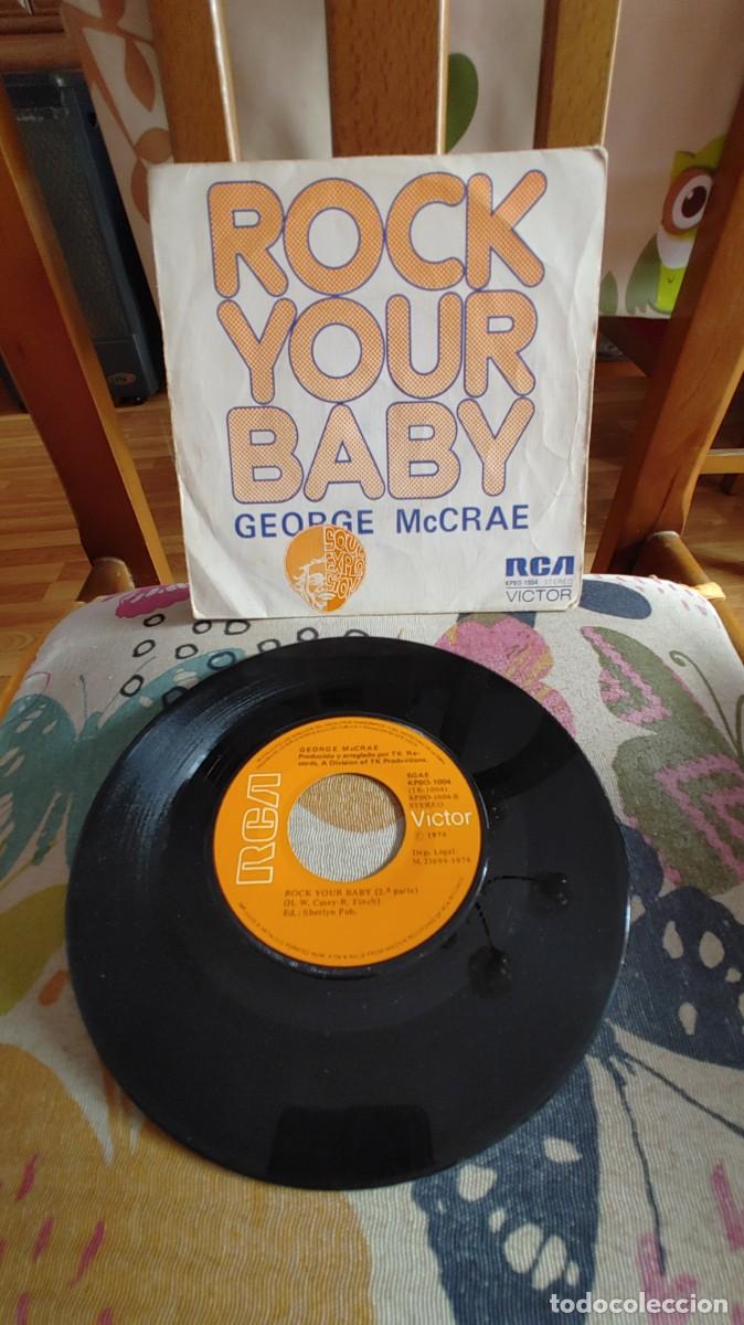 Discos de vinilo: GEORGE McCRAE-SINGLE ROCK YOUR BABY - Foto 1