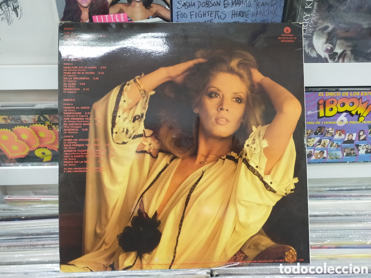 Discos de vinilo: Mar&iacute;a Jim&eacute;nez doble LP 20 grandes exitos 1985 - Foto 2