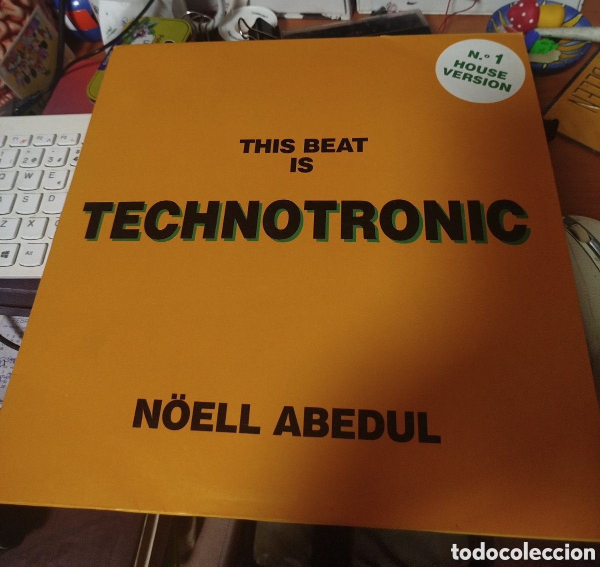 Discos de vinilo: N&ouml;ell Abedull - The Beat is Technotronic. - Foto 1