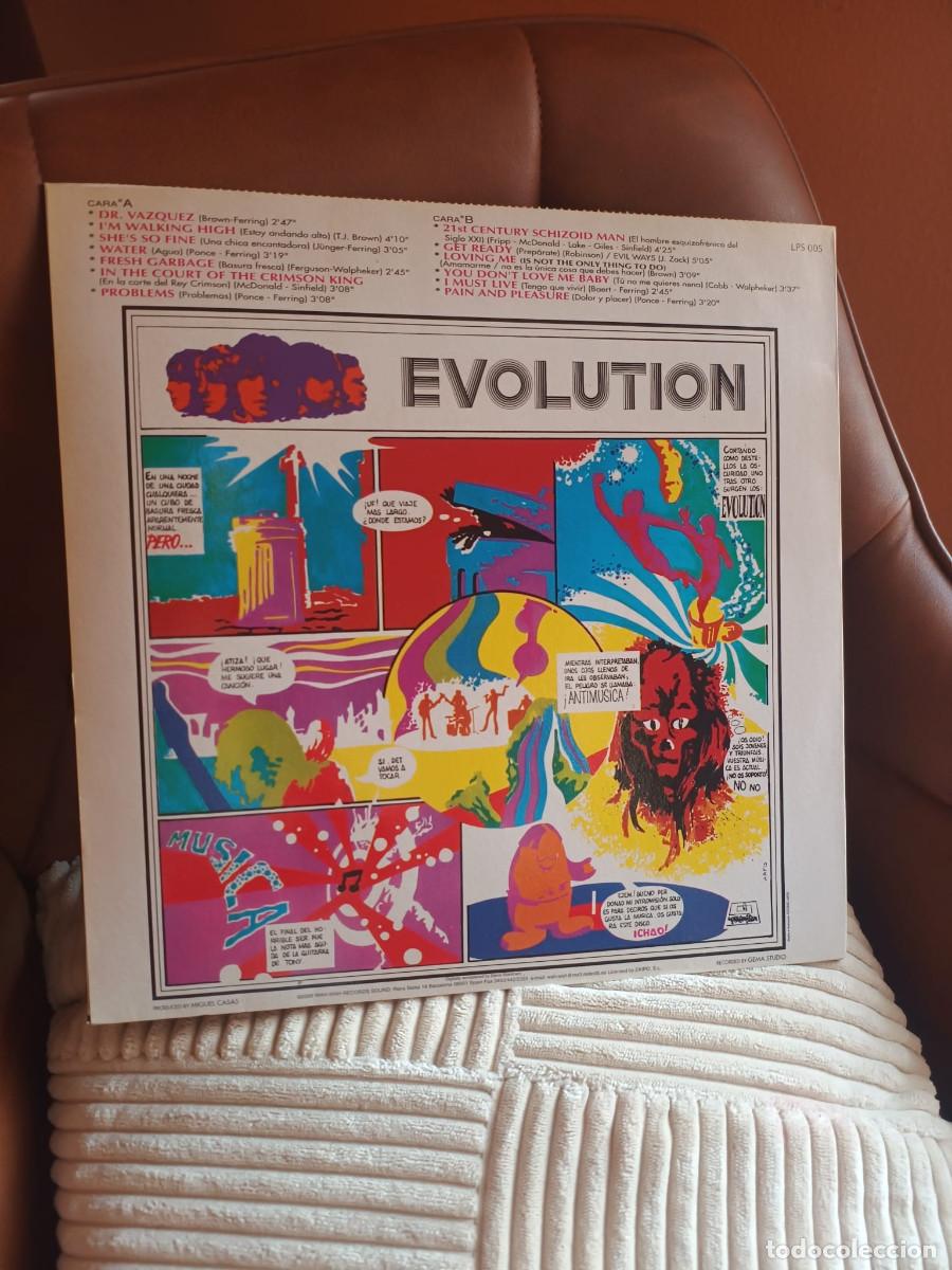 Discos de vinilo: EVOLUTION - EVOLUTION - LP - REEDICI&Oacute;N - PSYCH - CON ENCARTE Y POSTER - Foto 2